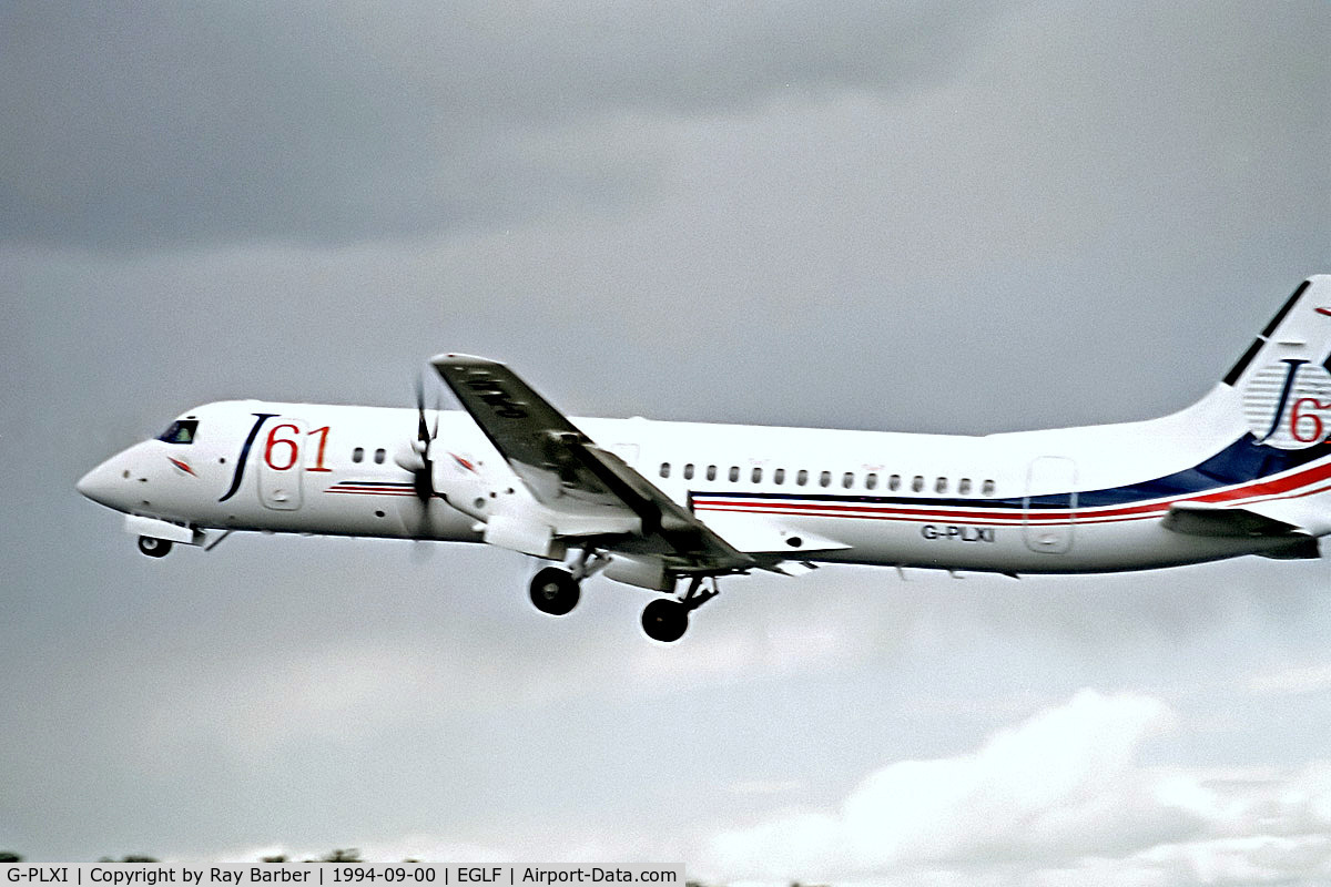 G-PLXI, 1986 British Aerospace ATP C/N 2001, G-PLXI   BAe Jetstream 61 [2001] (British Aerospace) Farnborough~G @ 09/1994