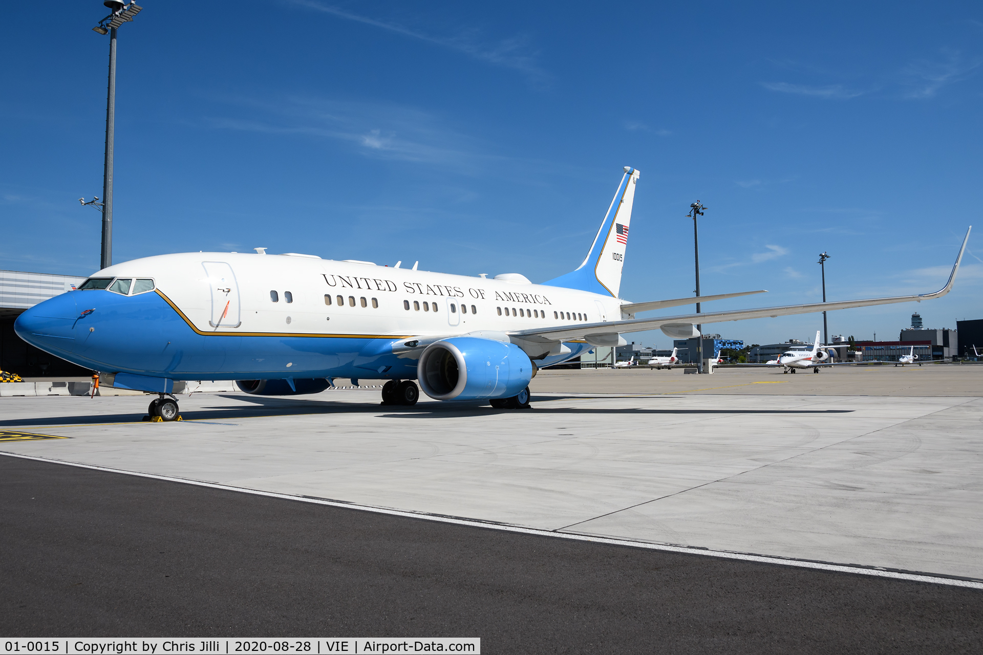 01-0015, 2001 Boeing C-40B (737-7FD BBJ) C/N 32916, US Air Force