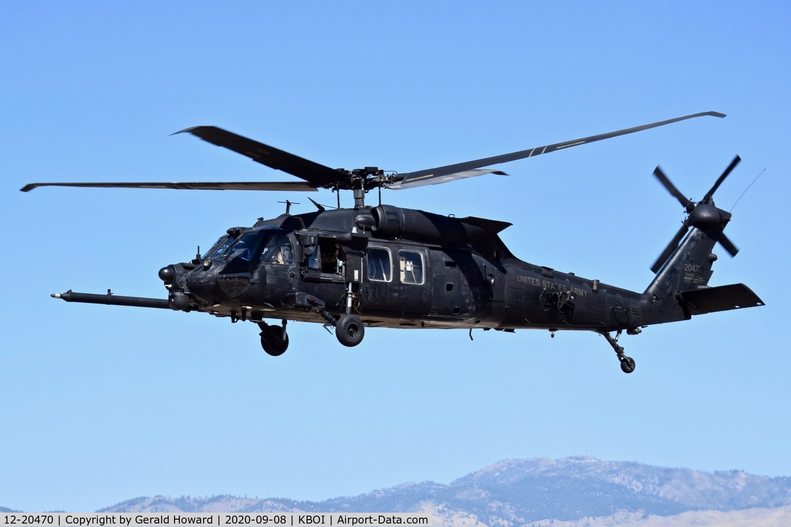12-20470, 2012 Sikorsky UH-60M Black Hawk C/N 70.4139, 160th SOAR, 4th BN, JB Lewis-McChord, WA.