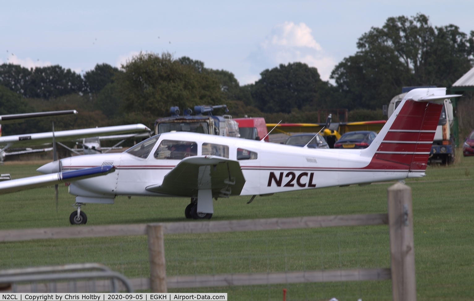 N2CL, 1980 Piper PA-28RT-201T Arrow IV C/N 28R-8131054, Parked at Headcorn, Kent