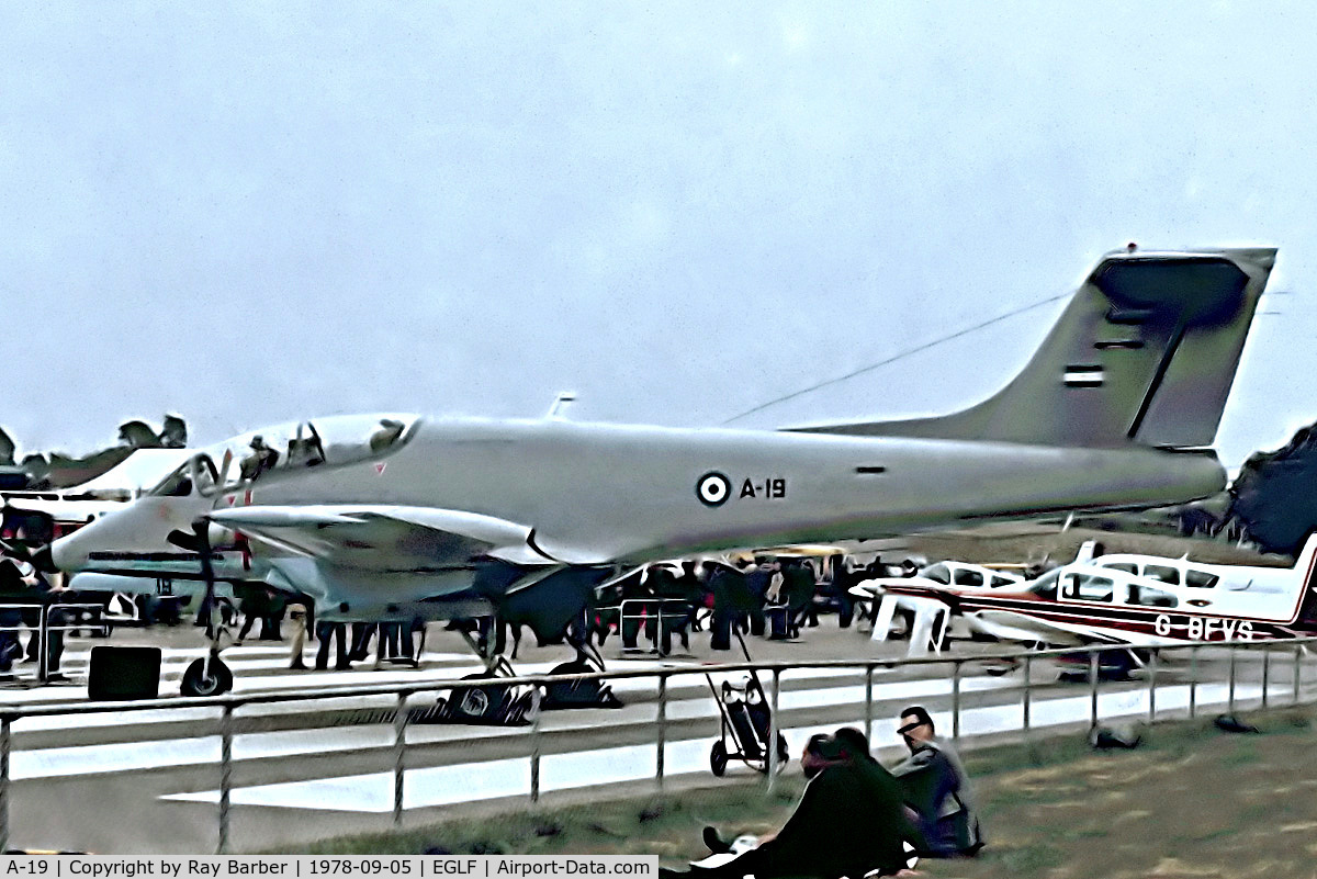 A-19, FMA IA-58A Pucará C/N 019, A-19   FMA IA-58A Pucara [019] (Argentine Air Force) Farnborough~G 06/09/1978