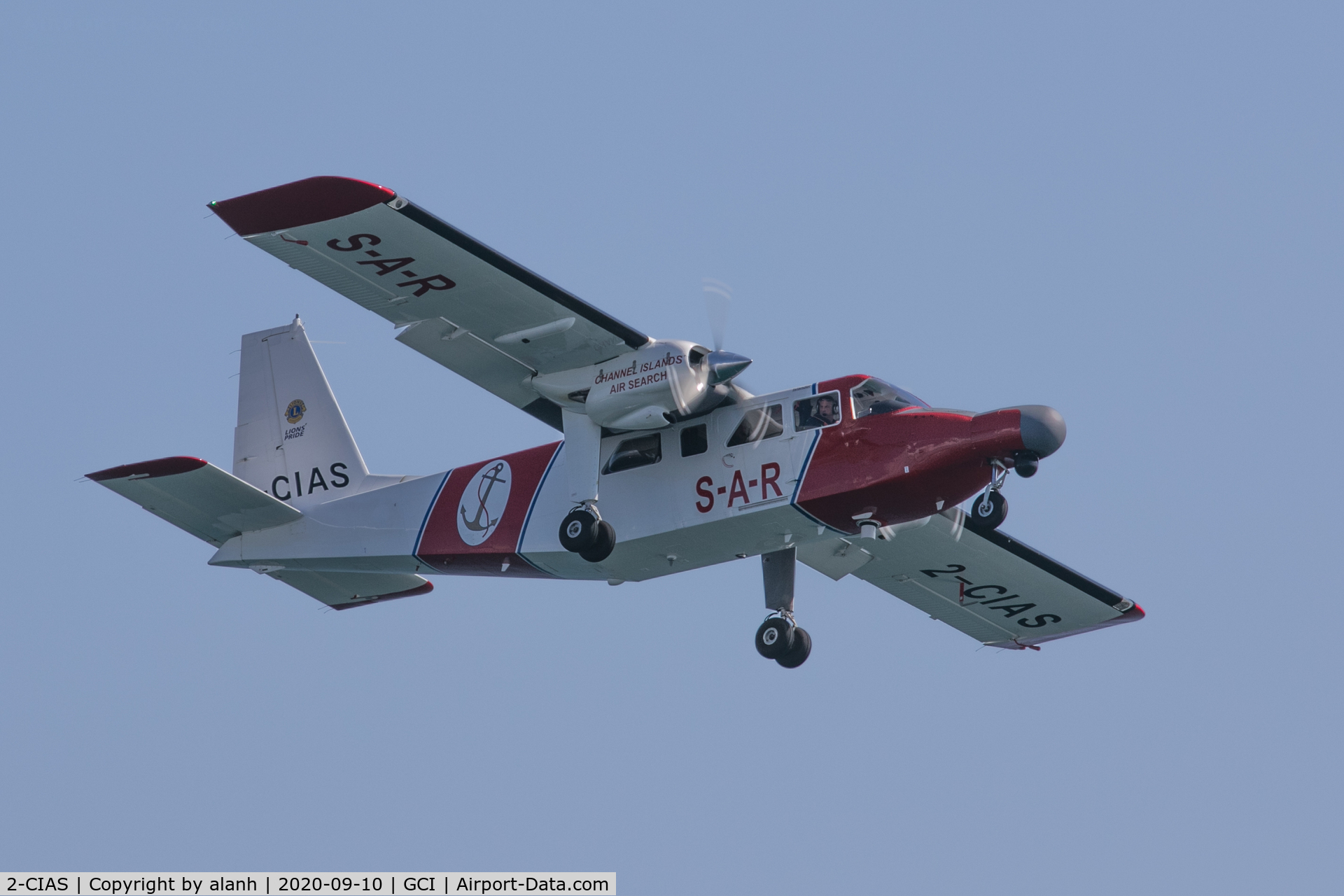 2-CIAS, 2018 Britten-Norman BN-2B-20 Islander C/N 2314, Showing at the 2020 Guernsey Battle of Britain Air Display - one of very few British displays to go ahead in 2020