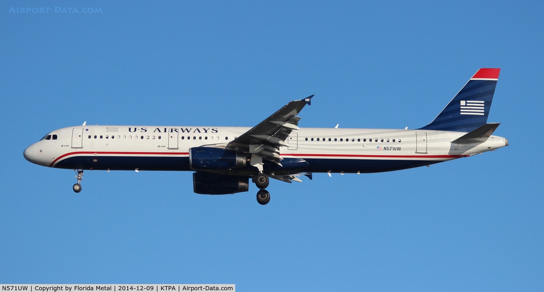 N571UW, 2013 Airbus A321-231 C/N 5800, TPA 2014