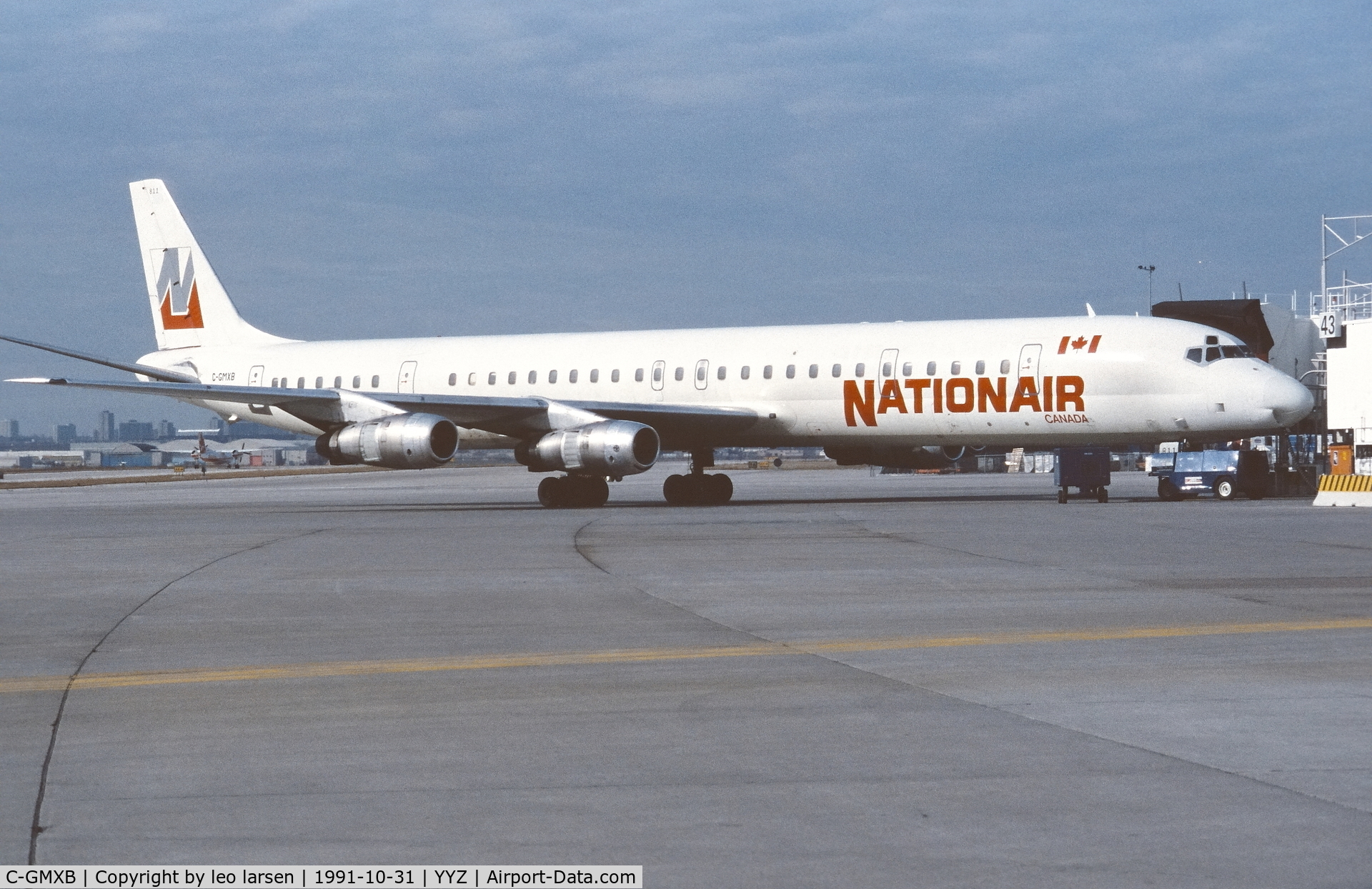 C-GMXB, 1968 Douglas DC-8-61 C/N 45943, Totonto 31.10.1991