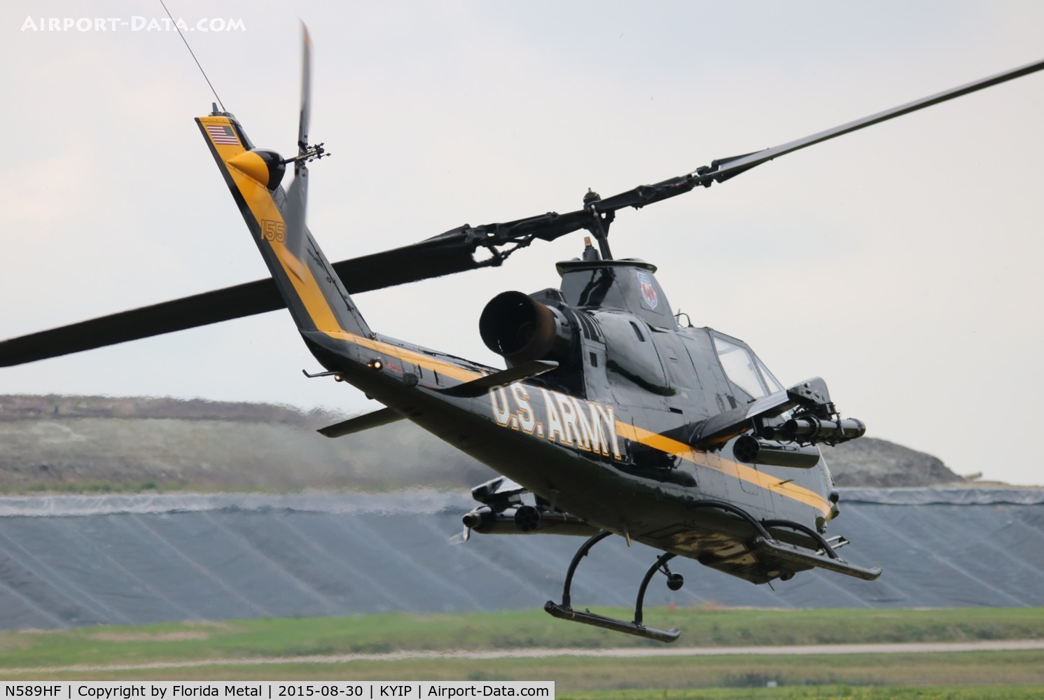 N589HF, 1967 Bell AH-1F Cobra C/N 20253, TOM 2015