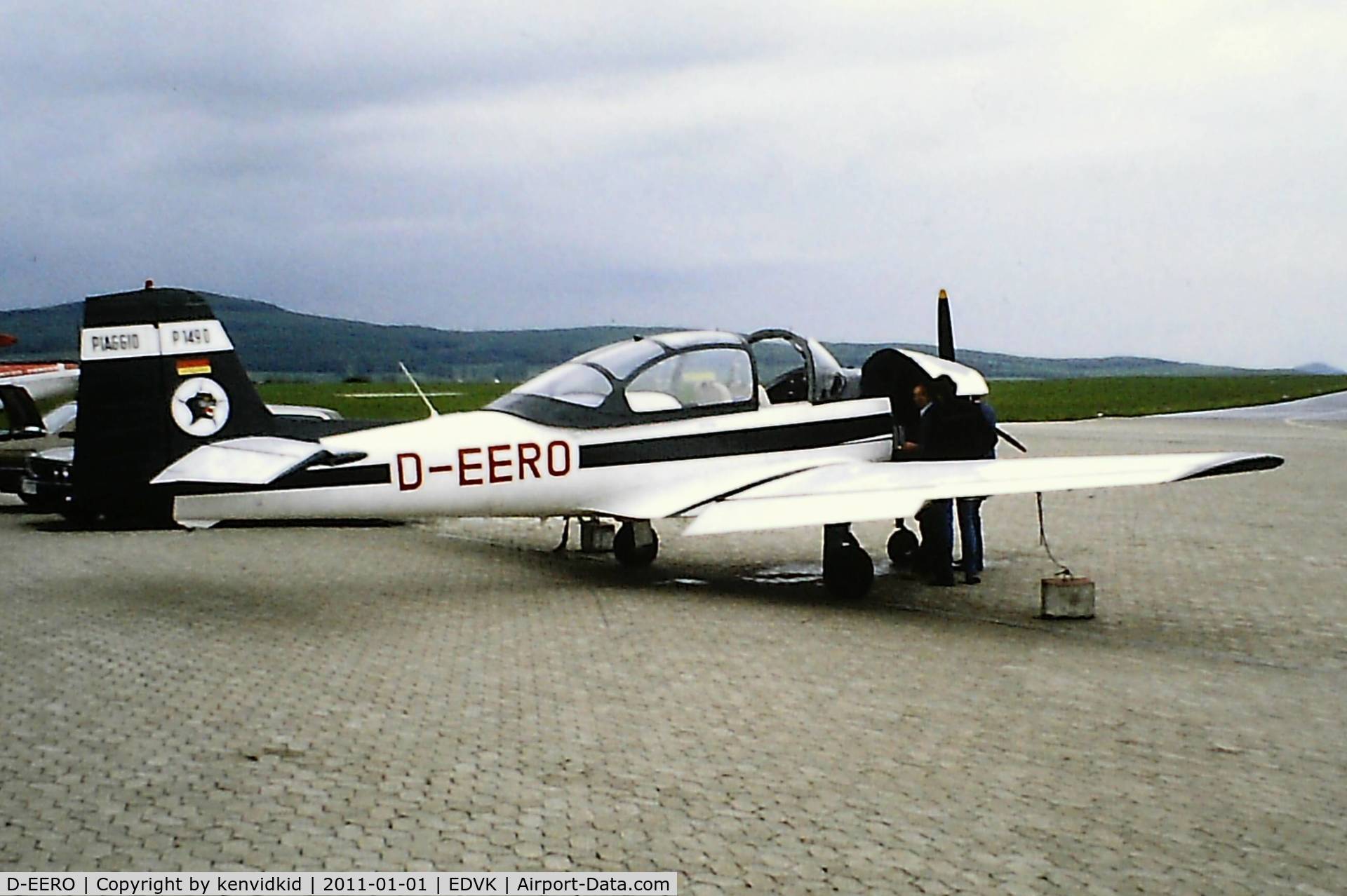 D-EERO, Piaggio P-149D C/N 098, On a tour round Germany circa 1982