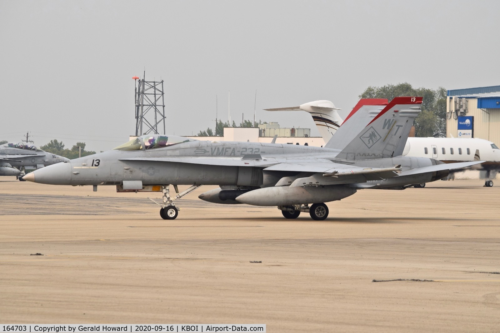 164703, McDonnell Douglas F/A-18C Hornet C/N 1142, VMFA-232 