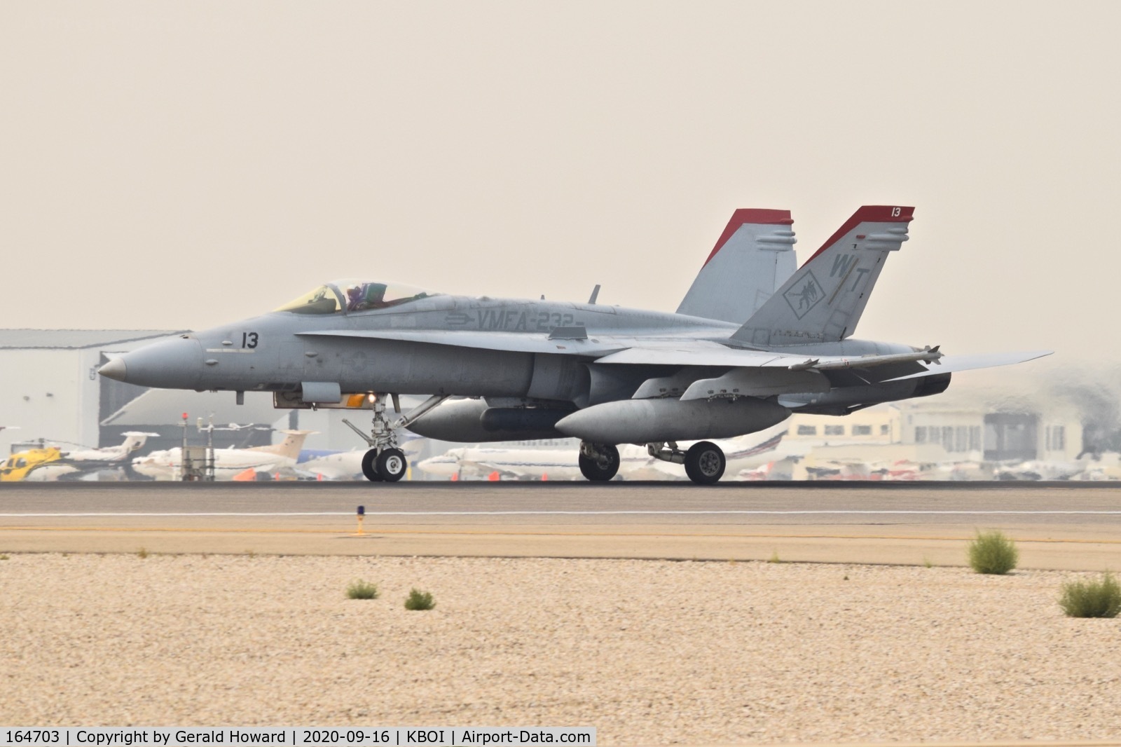 164703, McDonnell Douglas F/A-18C Hornet C/N 1142, VMFA-232 