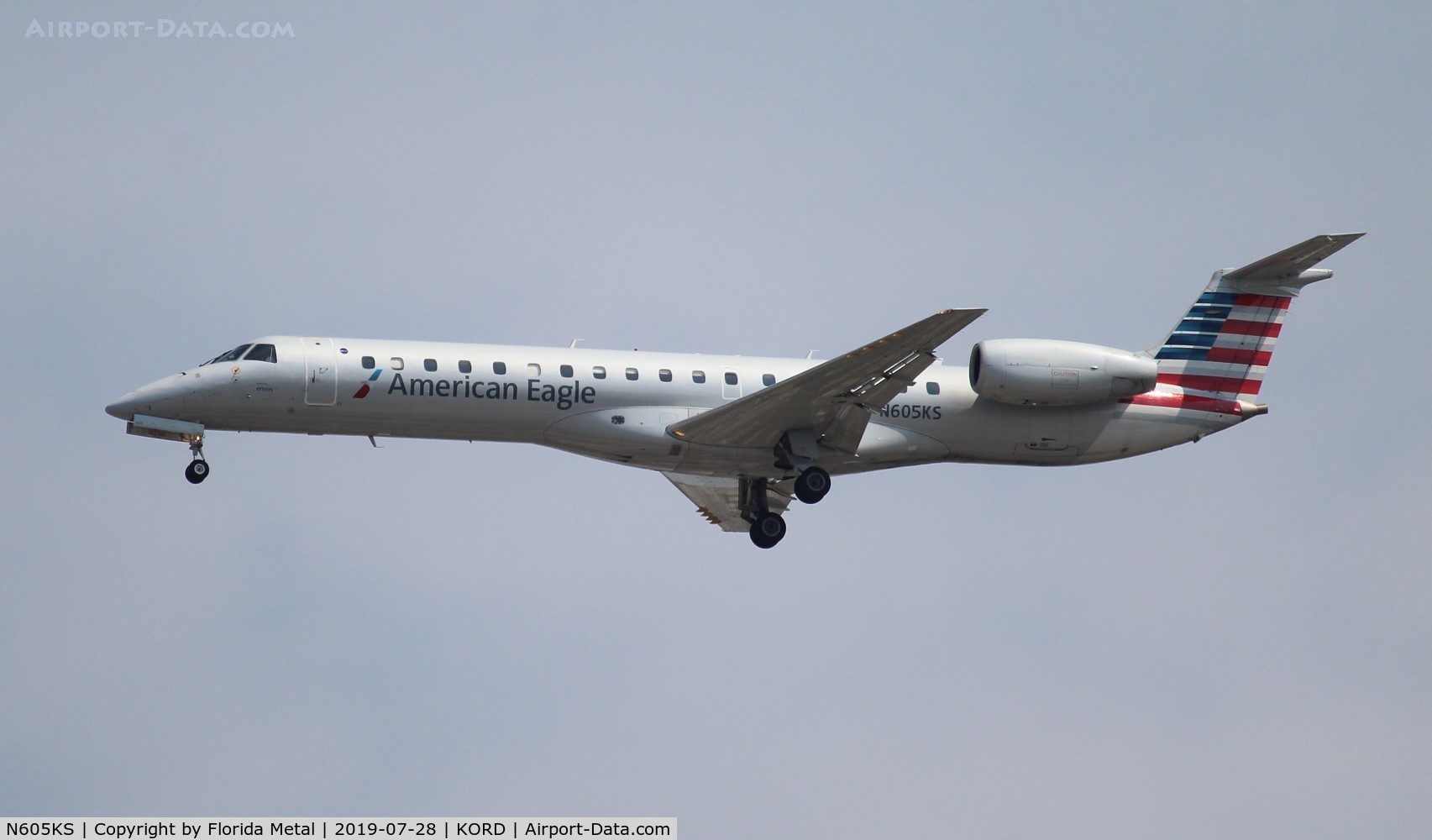 N605KS, 1998 Embraer ERJ-145LR (EMB-145LR) C/N 145059, ORD 2019