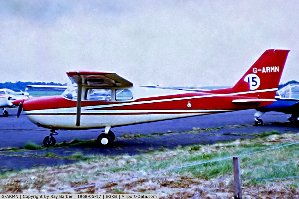 G-ARMN, 1961 Cessna 175B Skylark C/N 175-56994, G-ARMN   Cessna 175B Skylark [175-56994] Biggin Hill~G @ 17/05/1968