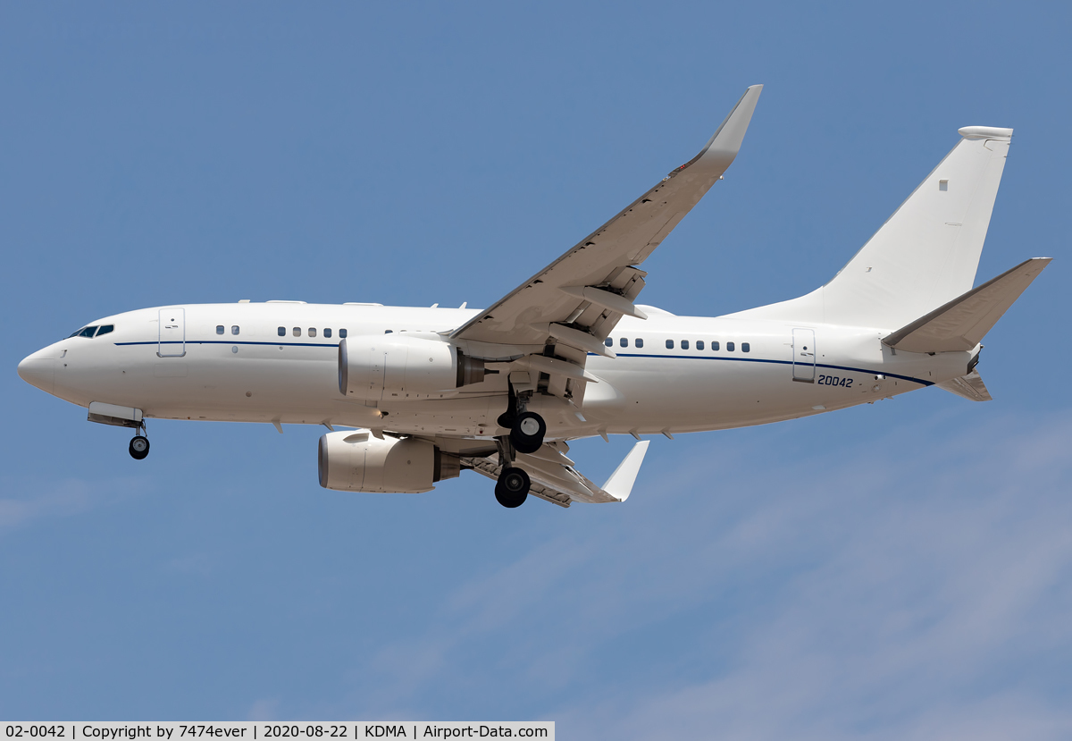 02-0042, 2003 Boeing C-40B (737-7FD BBJ) C/N 33500, SAM314