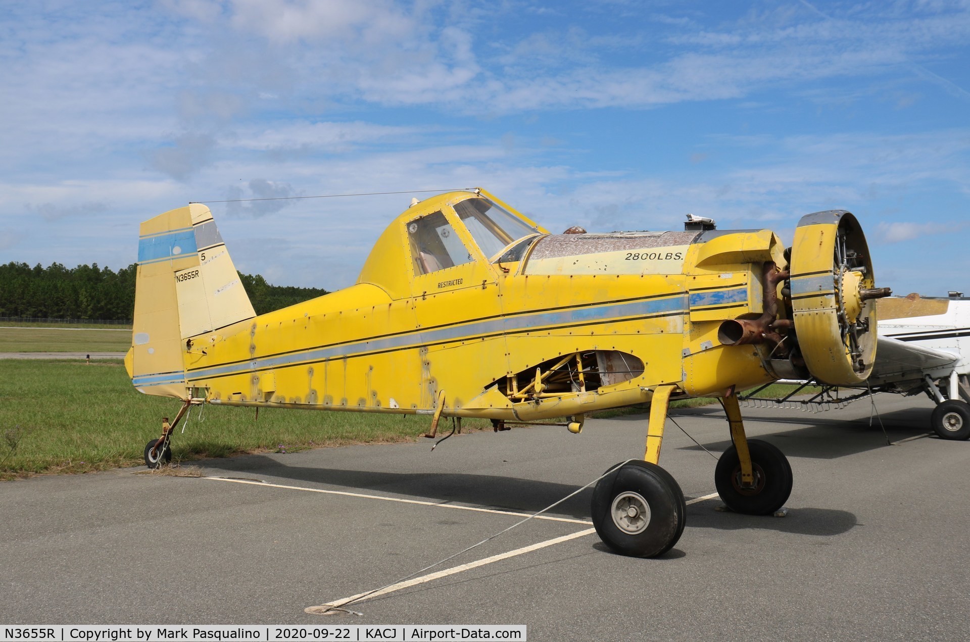 N3655R, 1980 Air Tractor Inc AT-301 C/N 301-0296, Air Tractor AT-301