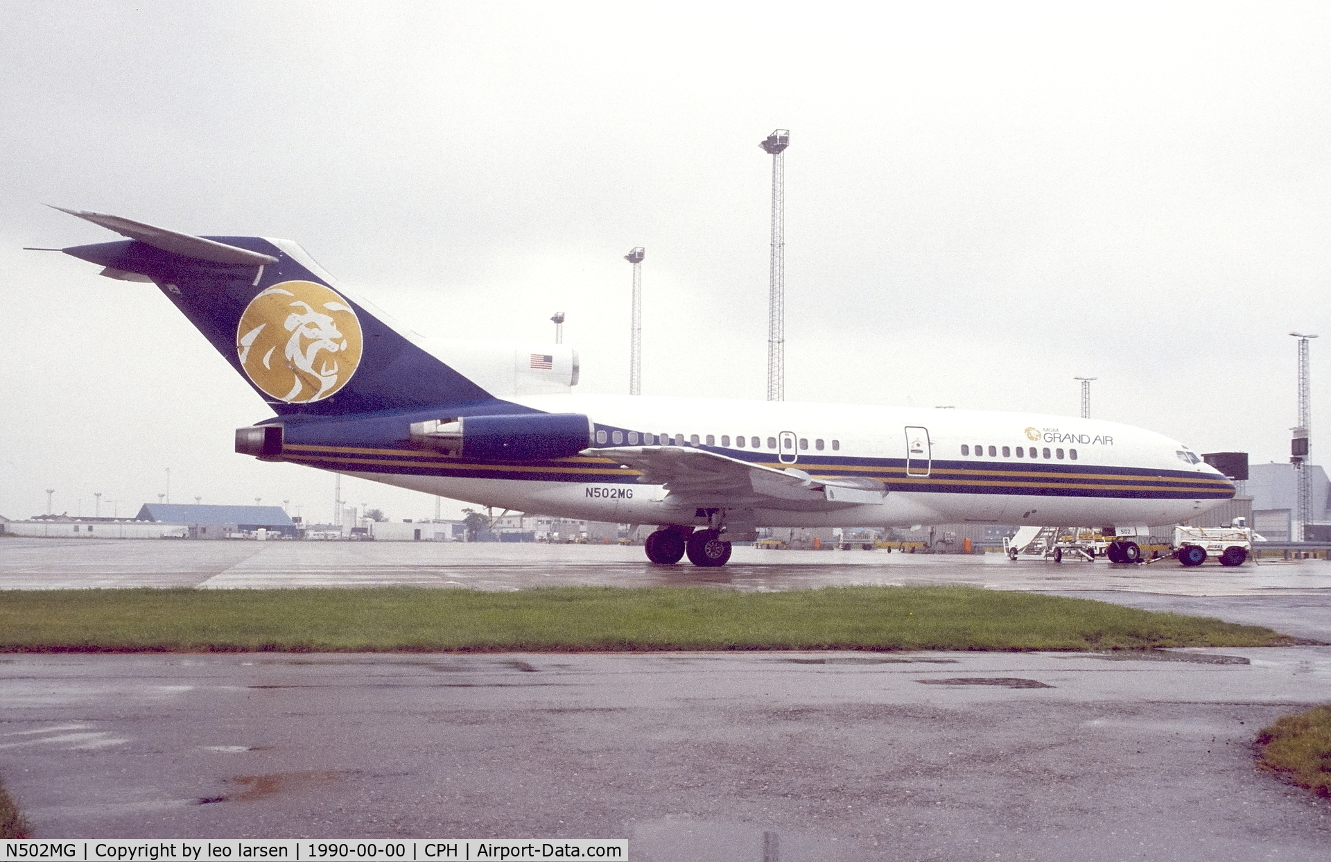 N502MG, 1966 Boeing 727-191 C/N 19391, Copenhagen 1990