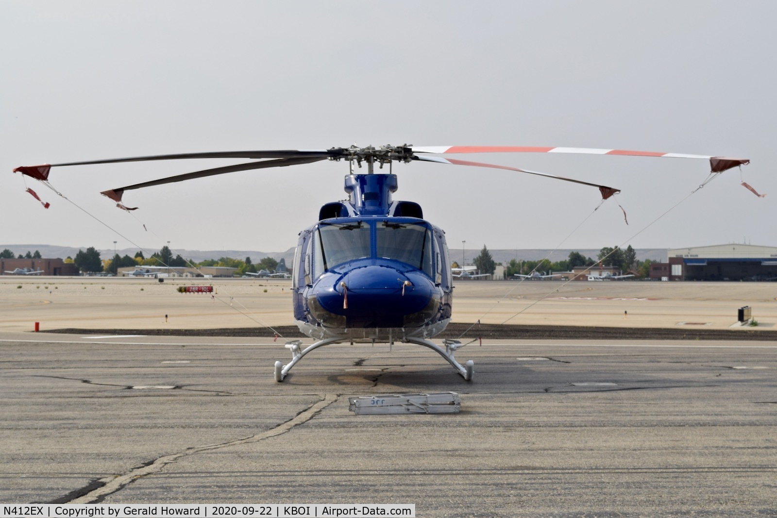 N412EX, 2019 Bell 412EP C/N 39103, Parked on north GA ramp.
