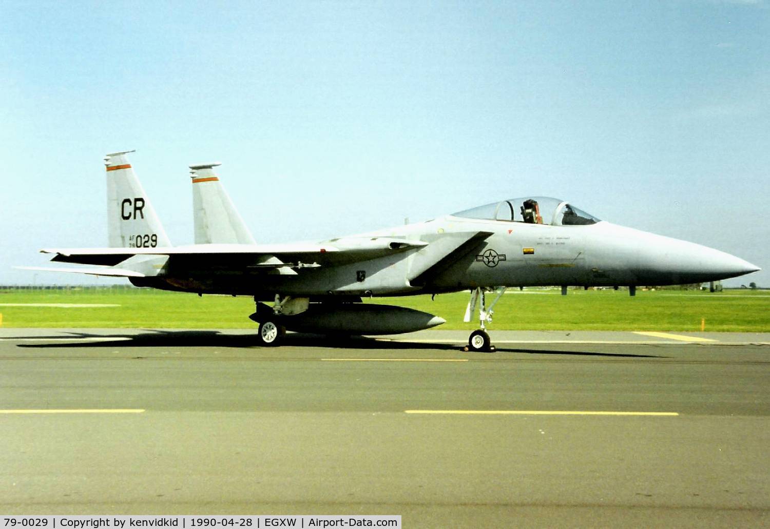 79-0029, McDonnell Douglas F-15C Eagle C/N 0564/C098, At the Waddington 1990 photocall.