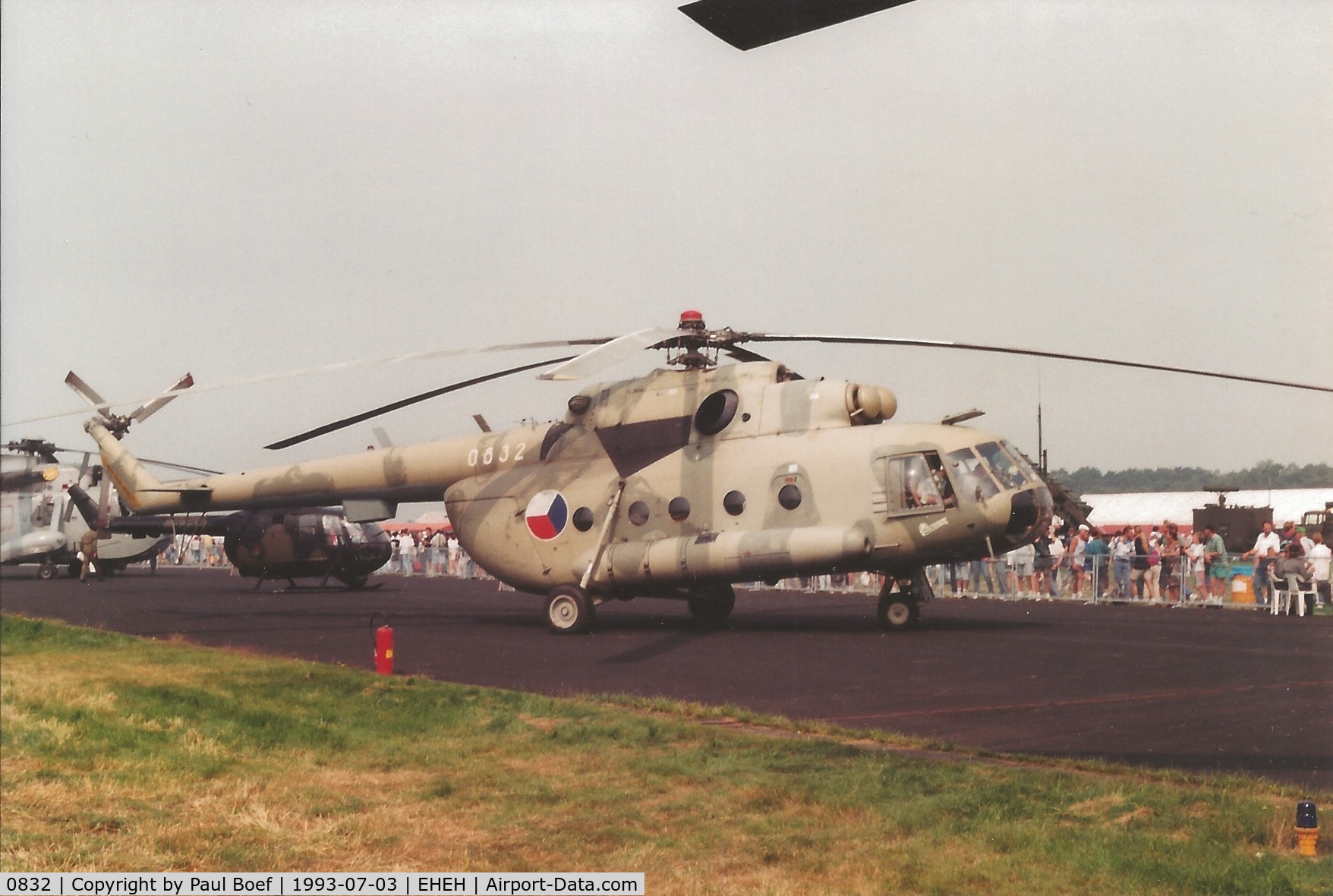 0832, Mil Mi-17 Hip C/N 108M32, Airshow RNLAF 03-07-1993 Eindhoven Air Base
