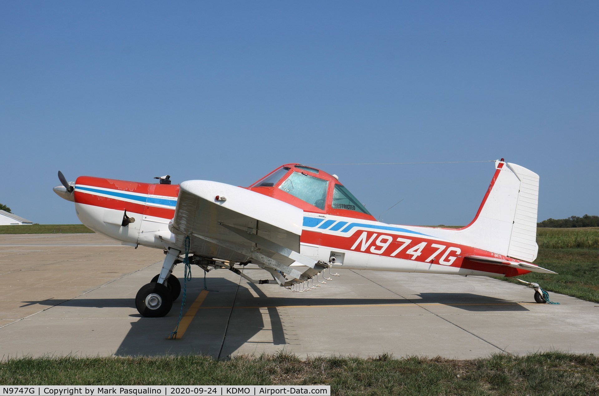 N9747G, 1974 Cessna A188B C/N 18801587T, Cessna A188B