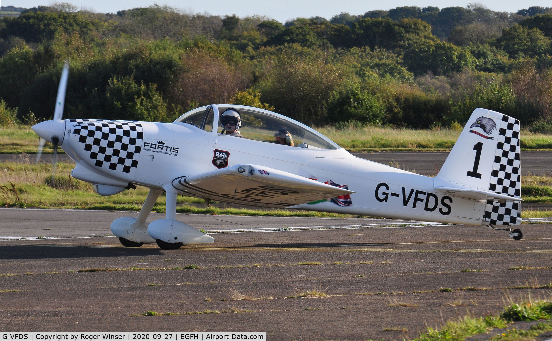 G-VFDS, 2012 Vans RV-8 C/N PFA 303-14637, Resident aircraft (Raven1 of Team Raven)