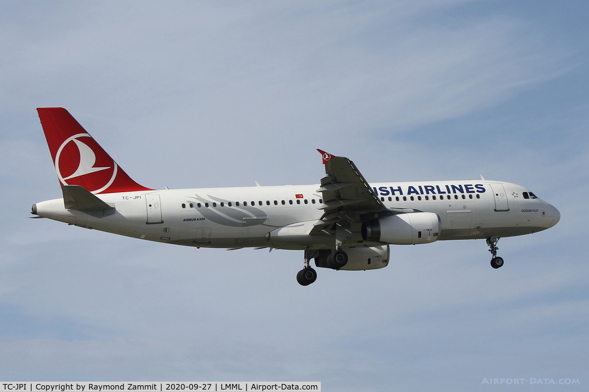 TC-JPI, 2007 Airbus A320-232 C/N 3208, A320 TC-JPI Turkish Airlines