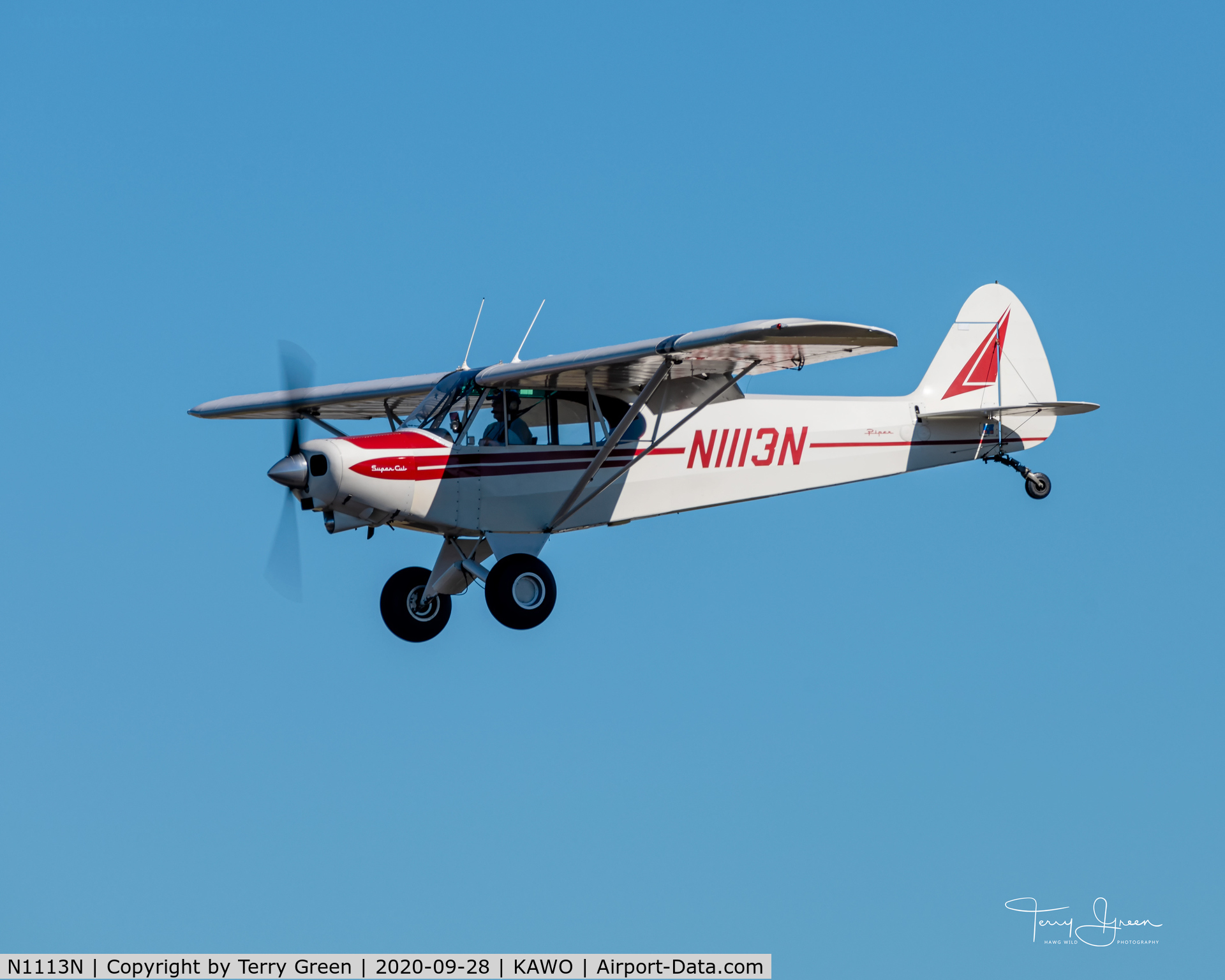 N1113N, 1975 Piper PA-18-150 Super Cub C/N 18-7509033, KAWO