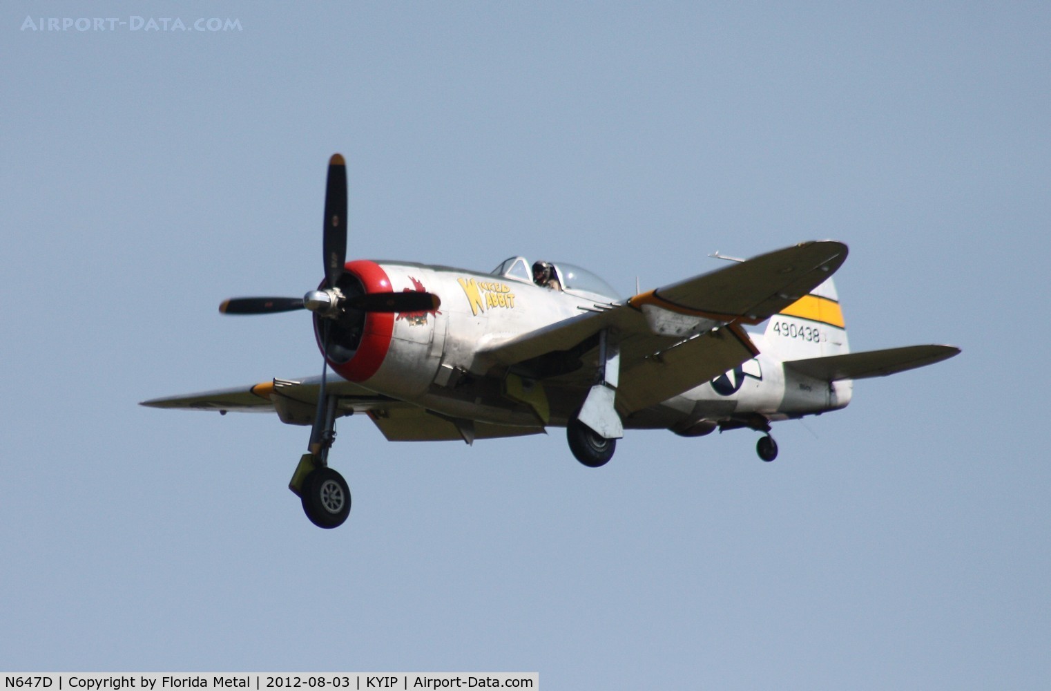 N647D, 1944 Republic P-47D Thunderbolt C/N 8955583, TOM 2012