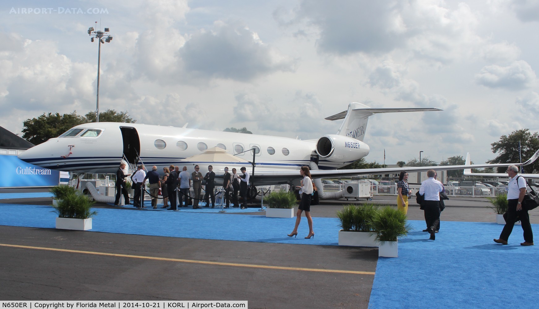 N650ER, 2014 Gulfstream Aerospace G650 (G-VI) C/N 6084, NBAA 2014