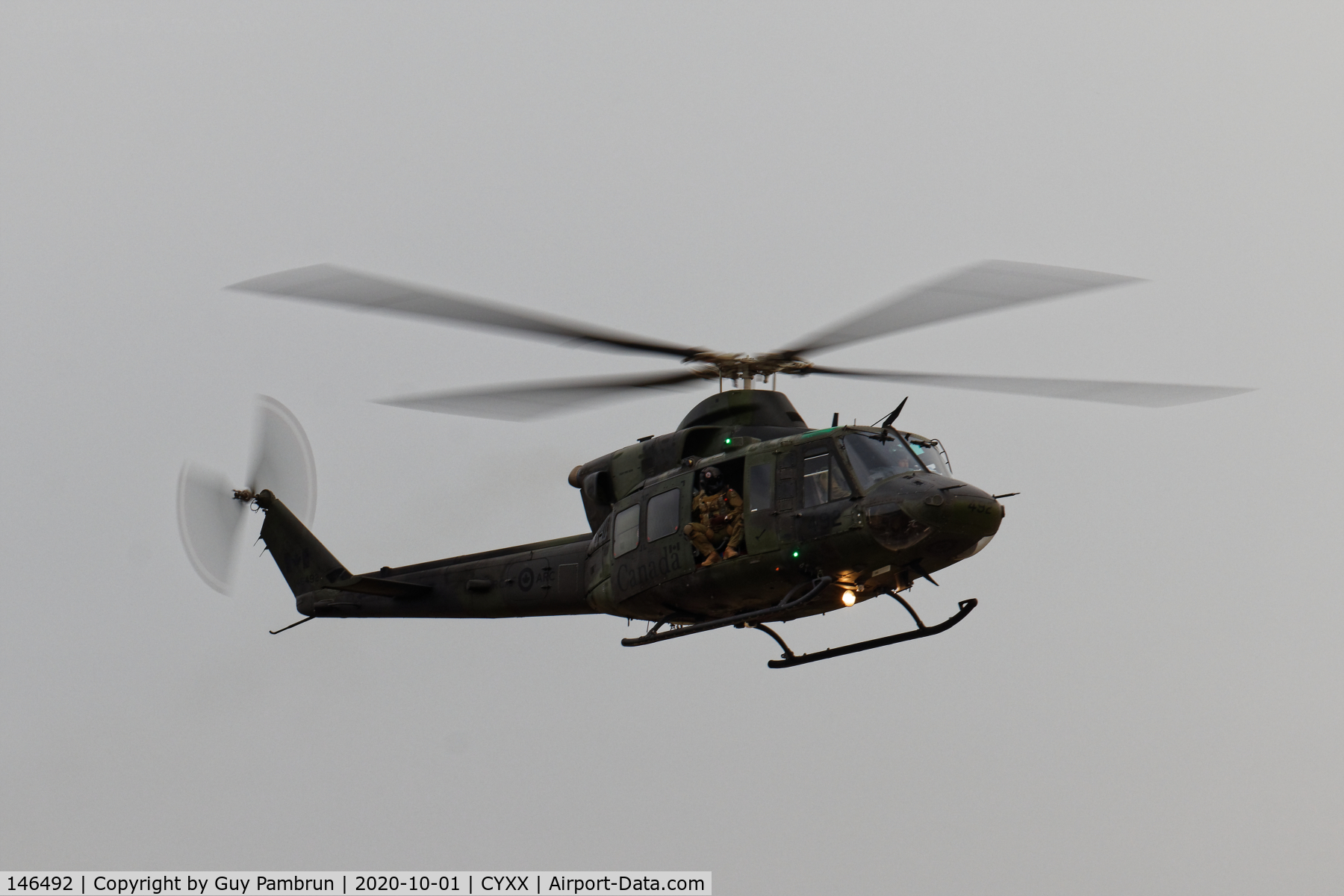 146492, Bell CH-146 Griffon C/N 46492, Landing off 19