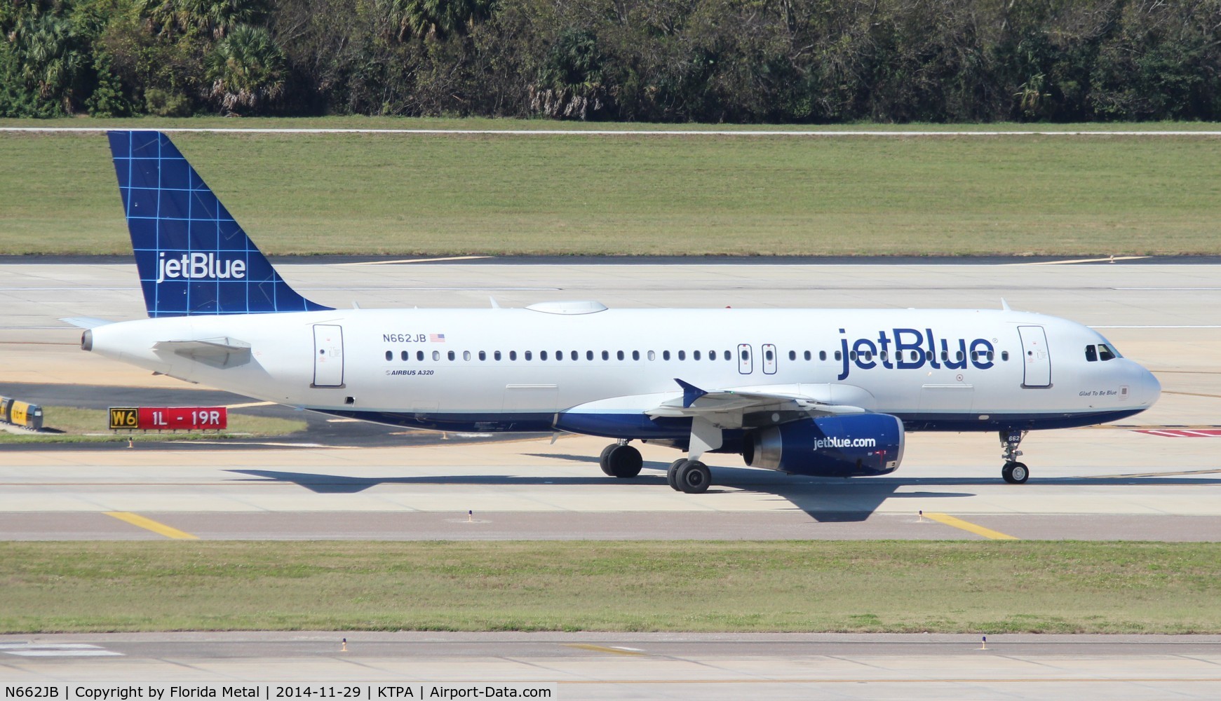 N662JB, 2007 Airbus A320-232 C/N 3263, TPA 2014