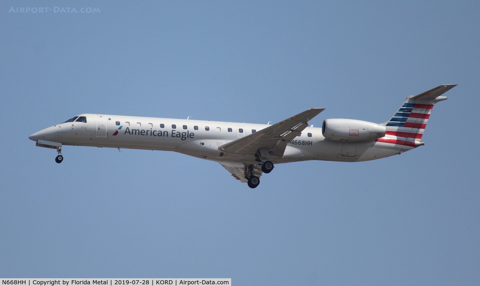 N668HH, 2004 Embraer ERJ-145LR (EMB-145LR) C/N 145785, ORD 2019
