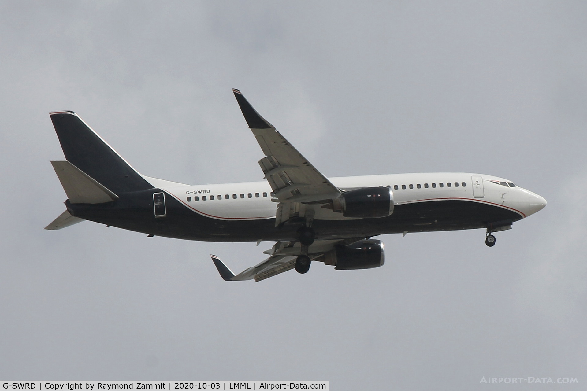 G-SWRD, 1995 Boeing 737-3L9 C/N 27834, B737-300 G-SWRD 2 Excel Aviation