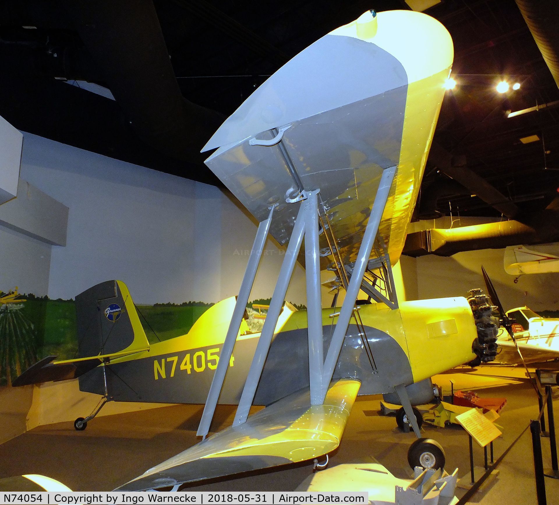 N74054, 1957 Grumman G-164 C/N X-1, Grumman G-164 Ag-Cat at the Mississippi Agriculture & Forestry Museum, Jackson MS