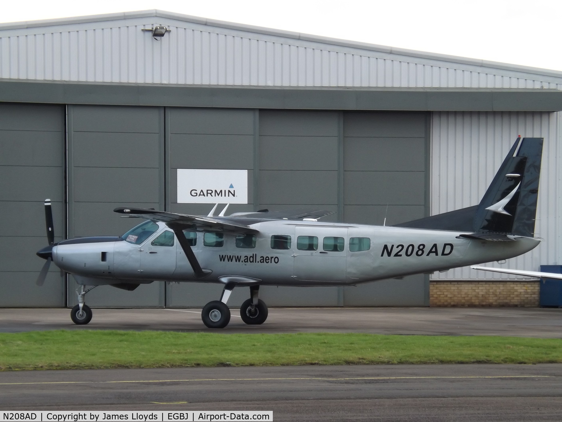 N208AD, 1992 Cessna 208B Grand Caravan C/N 208B0327, At Gloucestershire Airport.