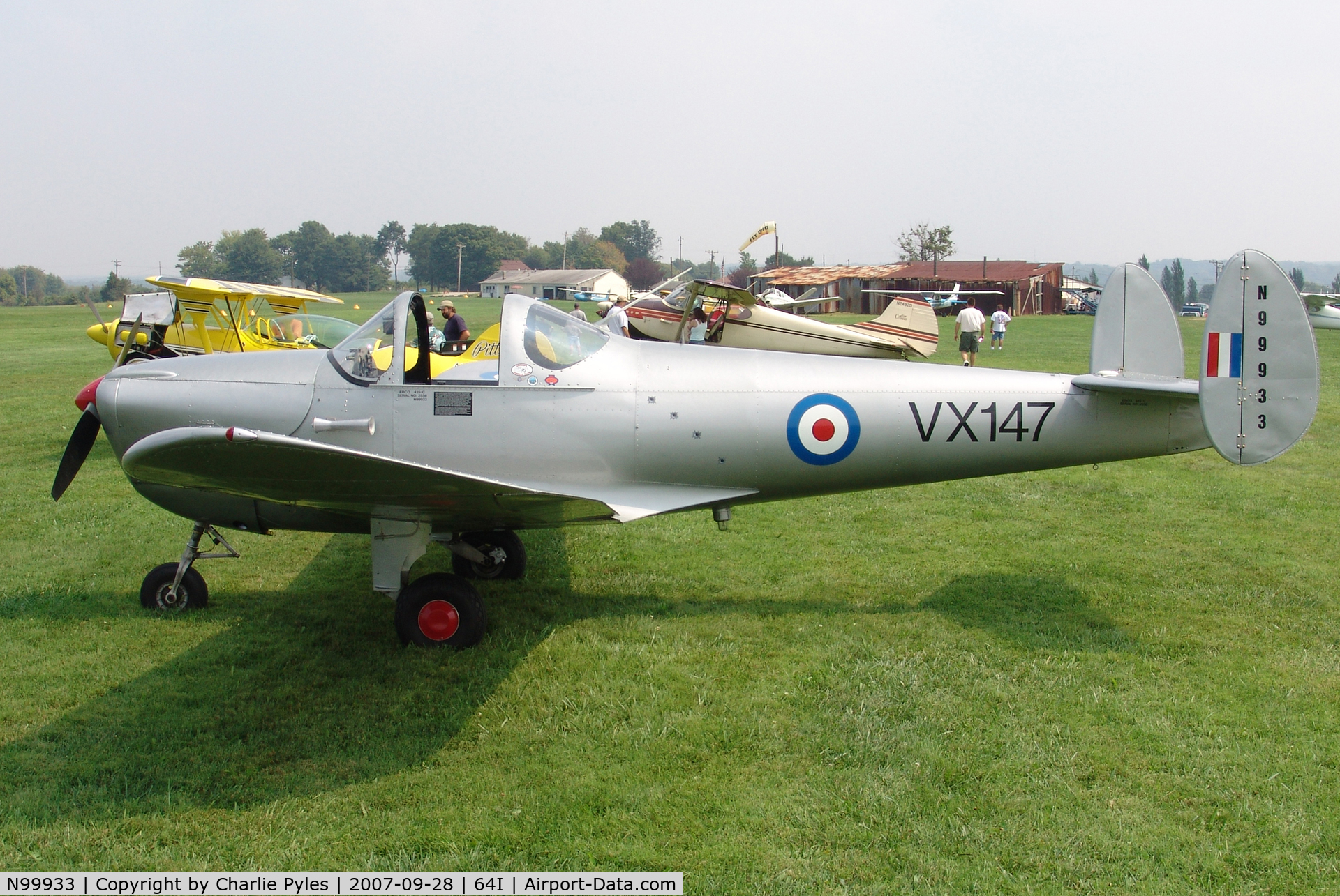 N99933, 1946 Engineering & Research ERCOUPE 415-C C/N 2556, Lee Bottom