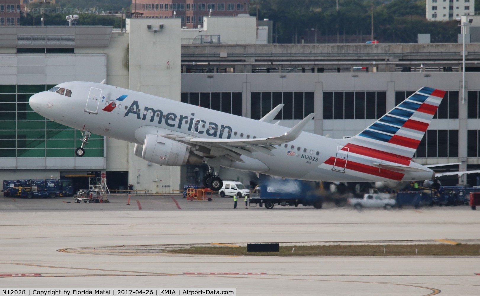 N12028, 2015 Airbus A319-115 C/N 6456, American