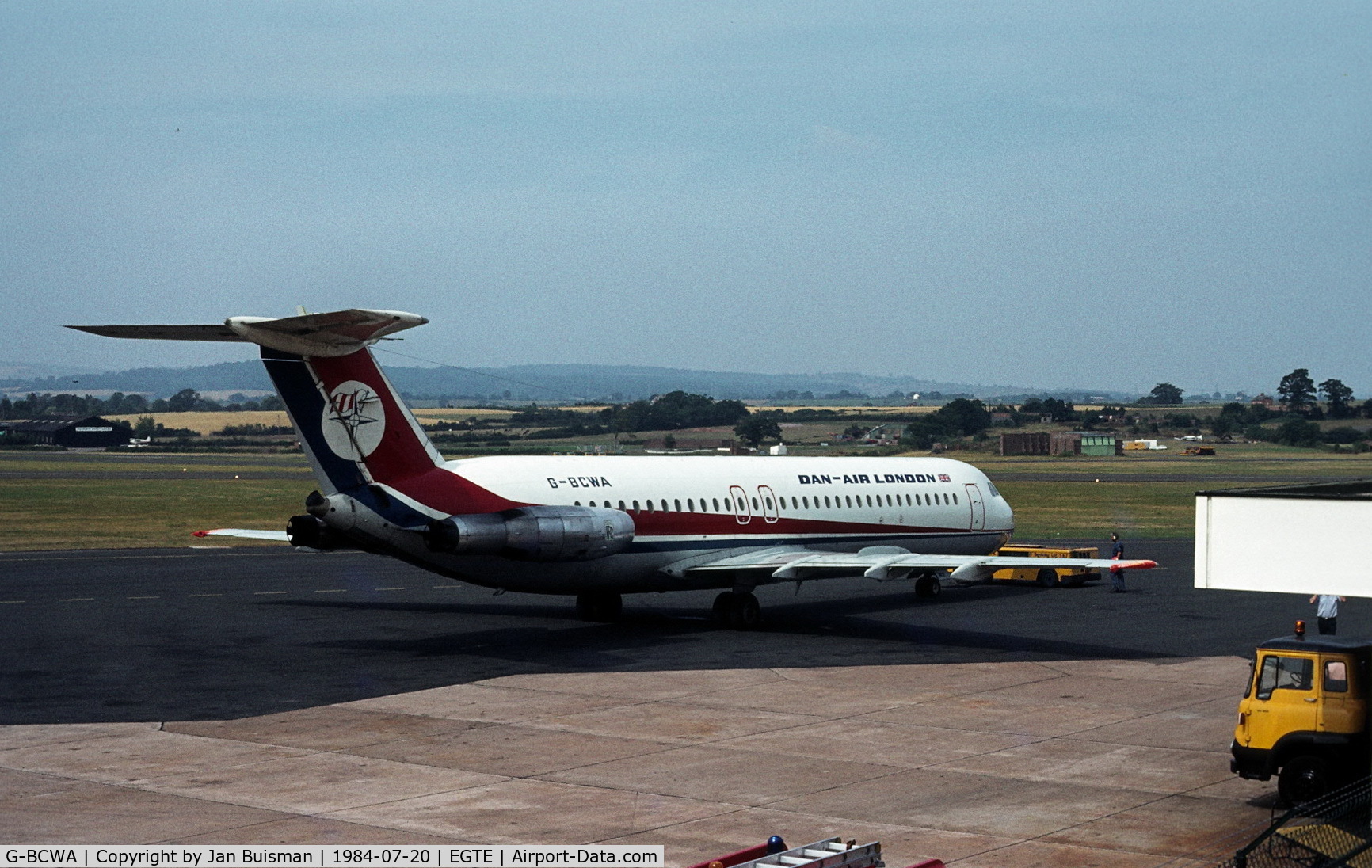 G-BCWA, 1970 BAC 111-518FG One-Eleven C/N BAC.205, Dan-Air London