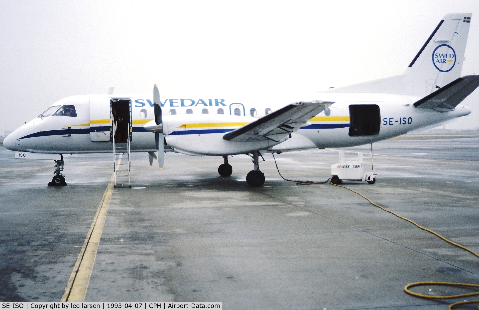 SE-ISO, 1984 Saab-Fairchild SF340 C/N 340A-013, Copenhagen 7.4.1993