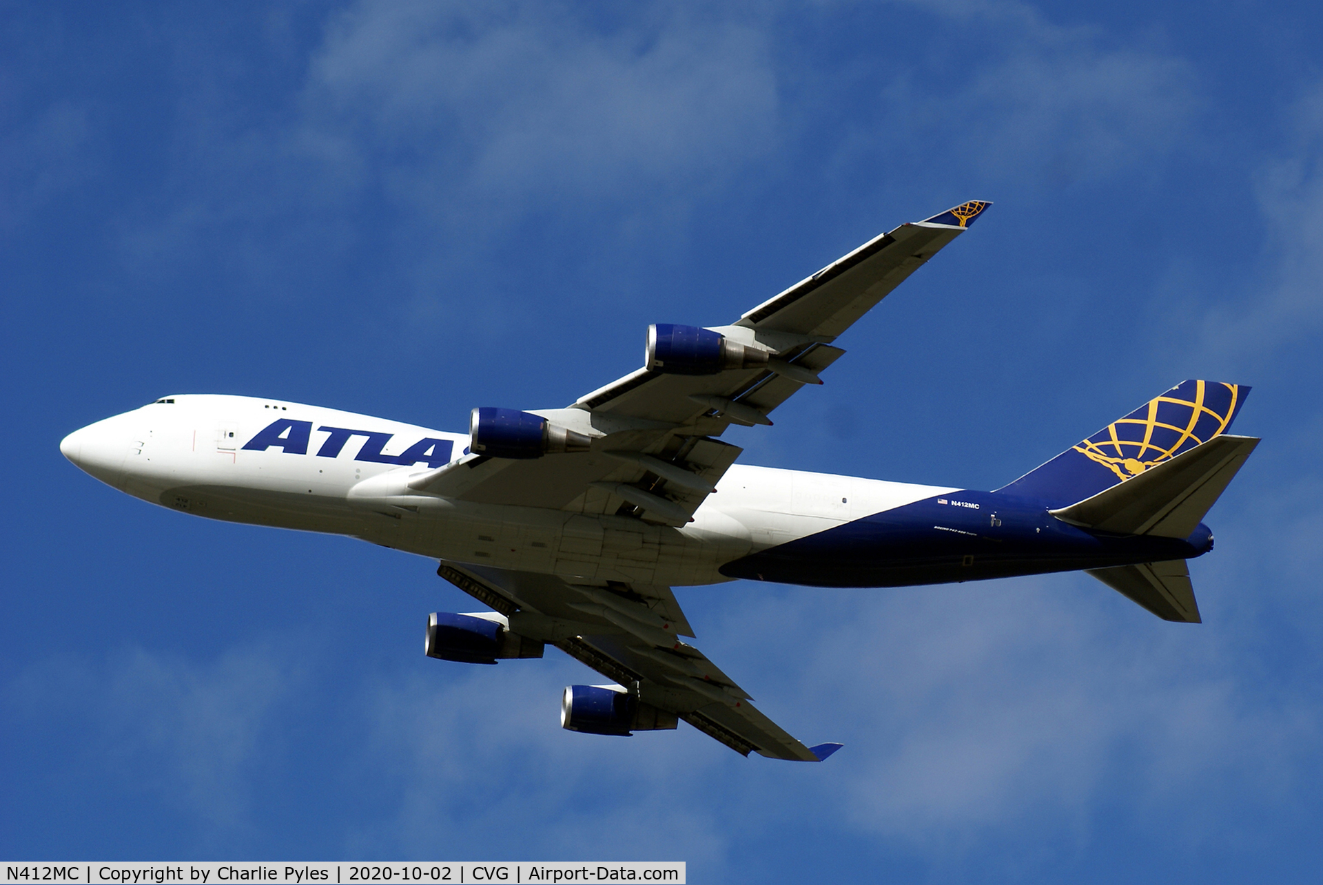 N412MC, 2000 Boeing 747-47UF C/N 30559/1244, Atlas Full Colors