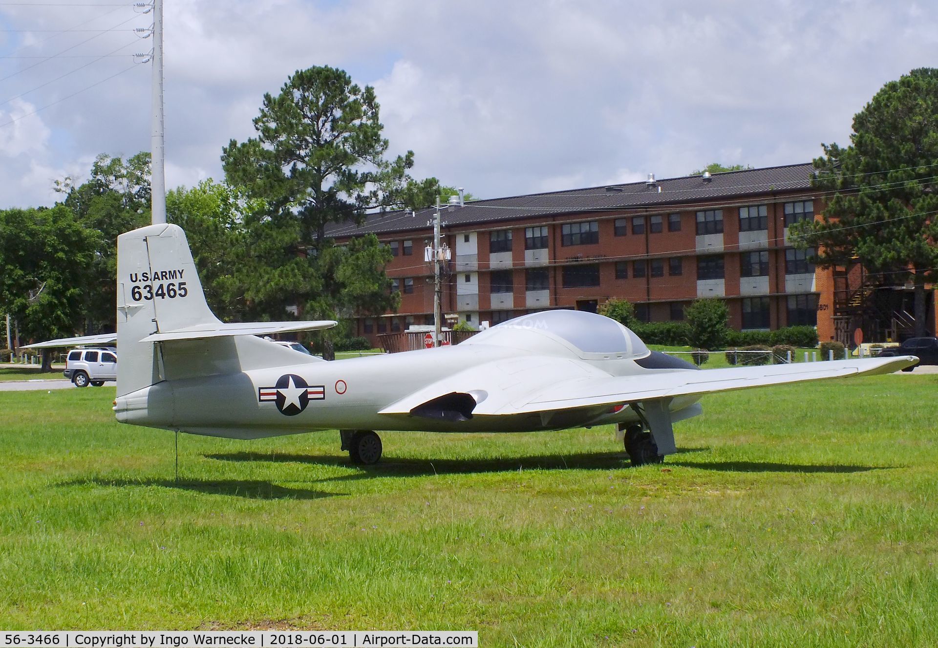 56-3466, 1956 Cessna T-37B-CE Tweety Bird C/N 40038, Cessna T-37B-CE at the US Army Aviation Museum, Ft. Rucker AL