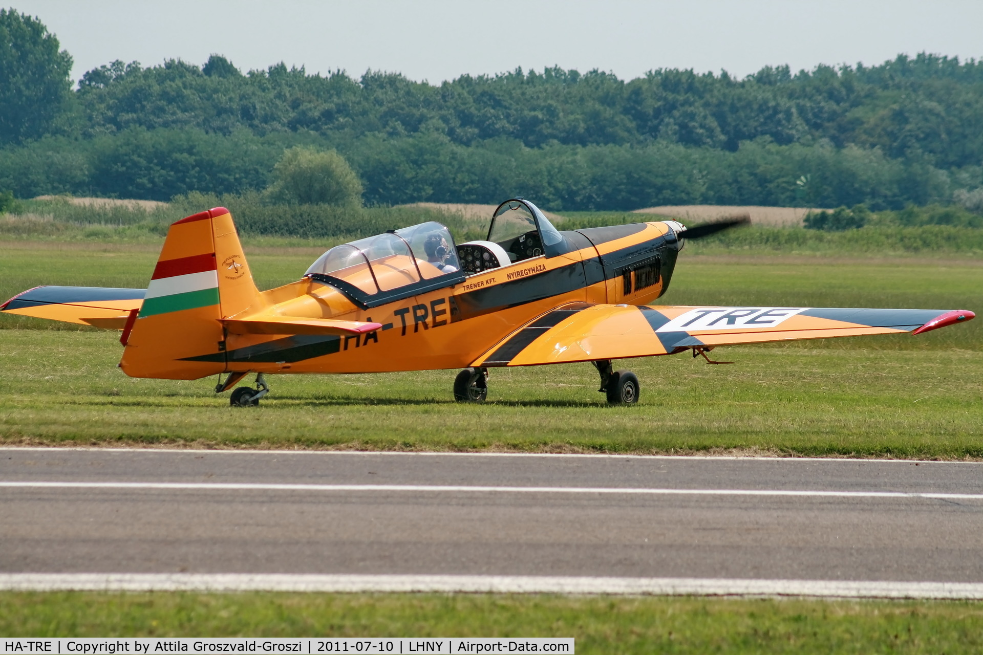 HA-TRE, Zlin Z-326 Trener Master C/N 918, LHNY - Nyíregyháza Airport, Hungary