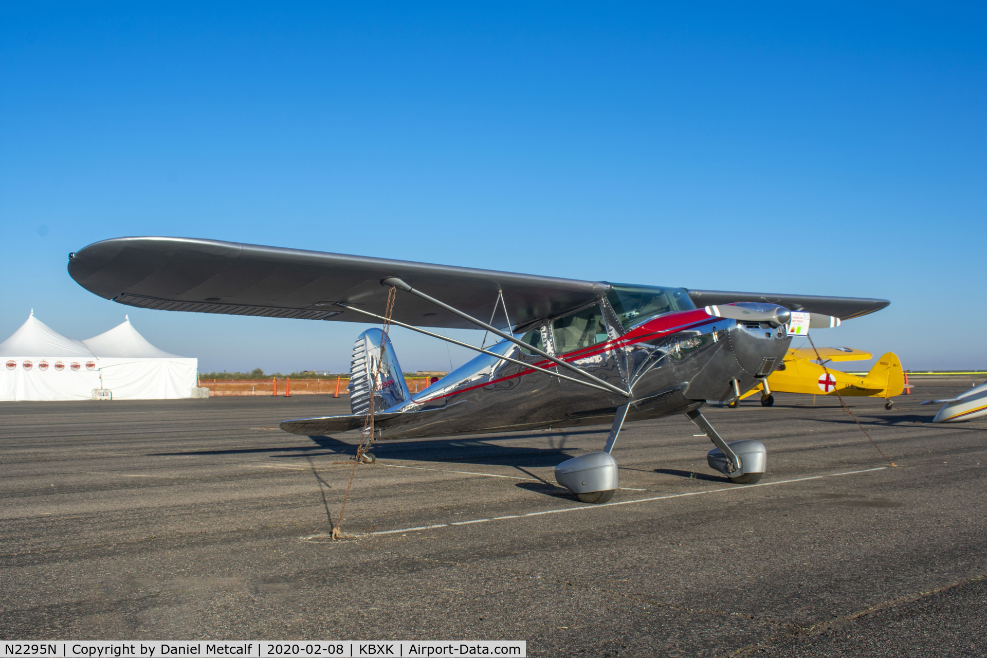 N2295N, 1947 Cessna 120 C/N 12535, Buckeye Air Fair 2020/Copperstate Fly-In February 8th, 2020