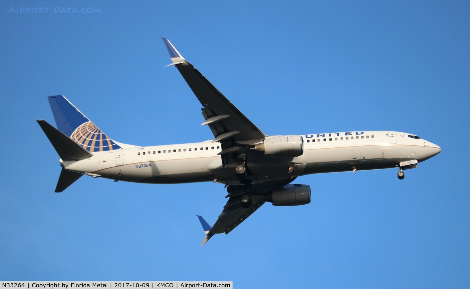 N33264, 2001 Boeing 737-824 C/N 31584, United 737-824