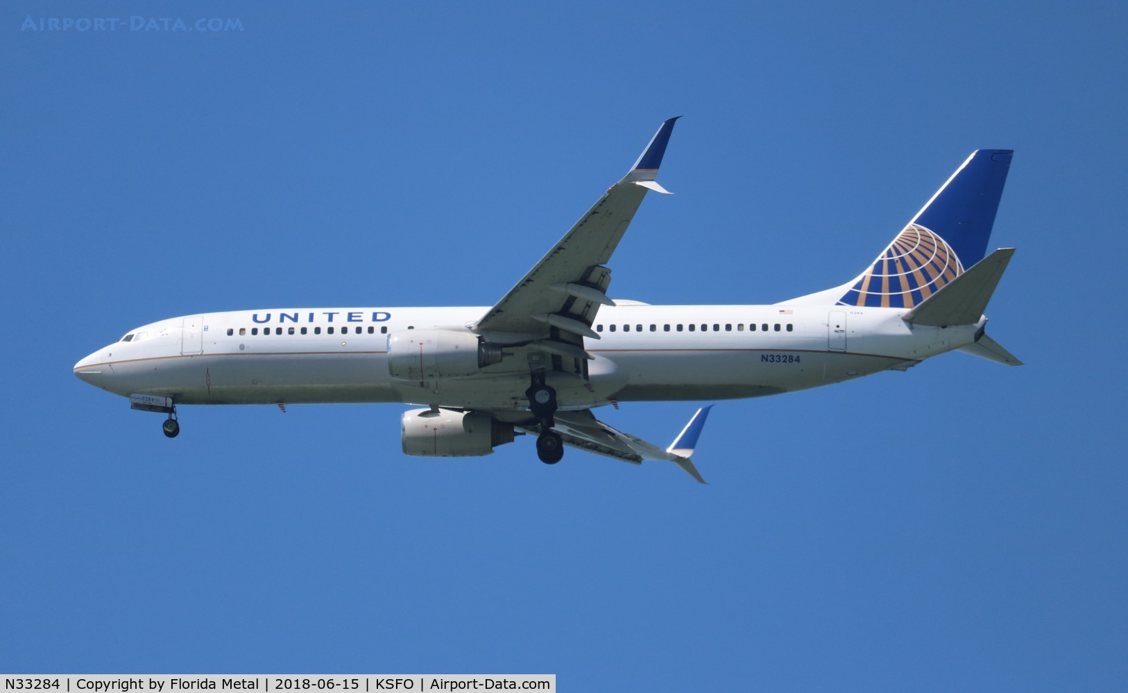 N33284, 2004 Boeing 737-824 C/N 31635, United 737-824