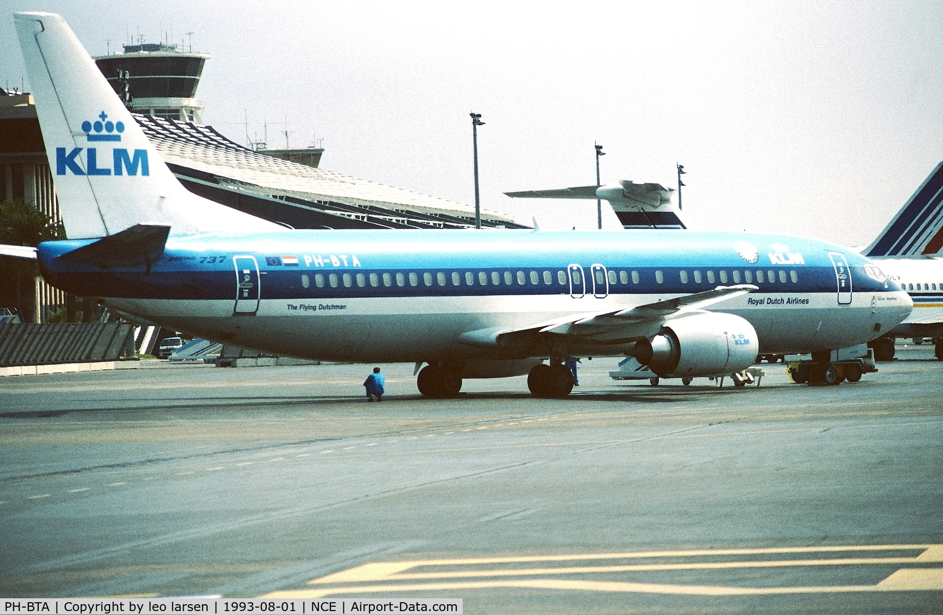 PH-BTA, 1991 Boeing 737-406 C/N 25412, Nice  1.8.1993