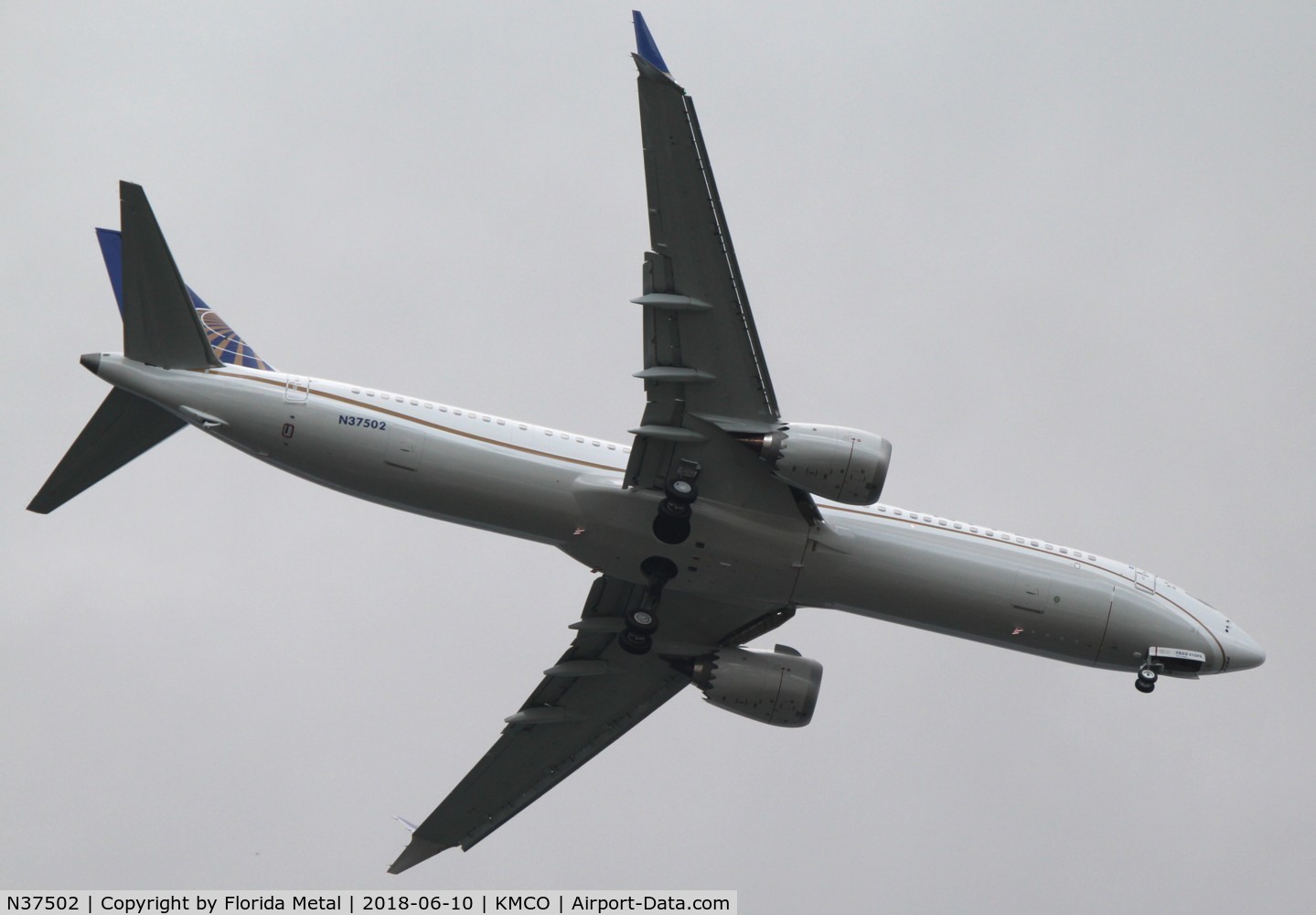 N37502, 2018 Boeing 737-9 MAX C/N 43431, United 737-9 Max