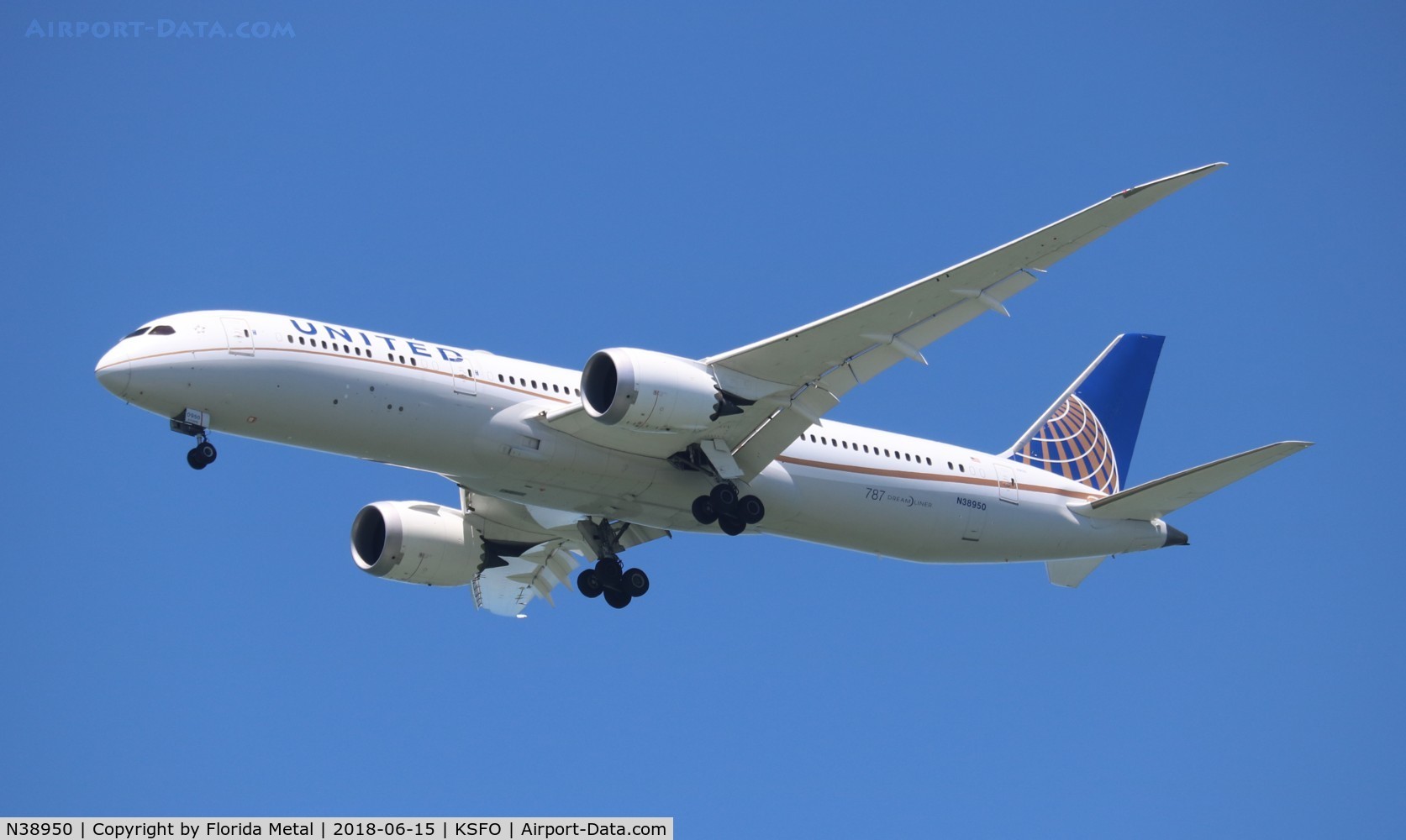 N38950, 2014 Boeing 787-9 Dreamliner Dreamliner C/N 36401, United 787-9