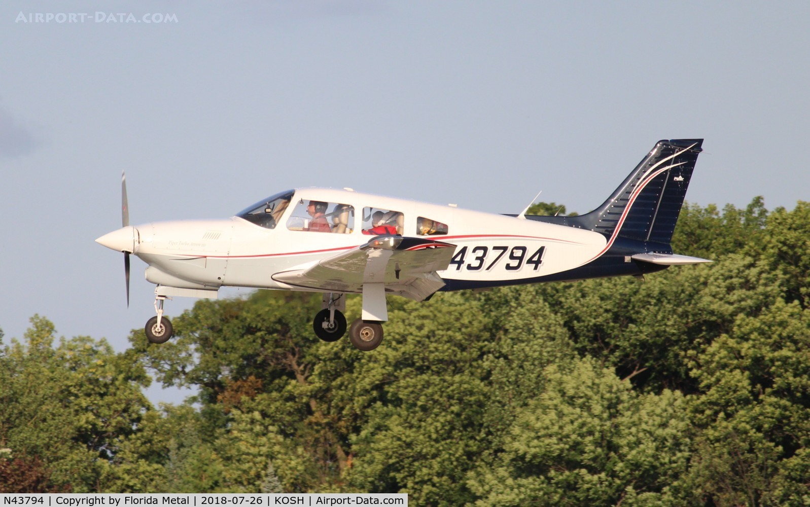 N43794, 1977 Piper PA-28R-201T Cherokee Arrow III C/N 28R-7703314, PA-28R-200