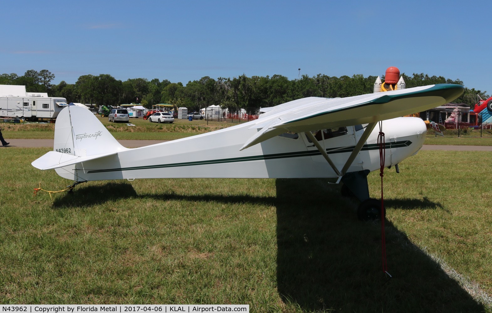 N43962, 1946 Taylorcraft BC12-D C/N 7621, BC-12D