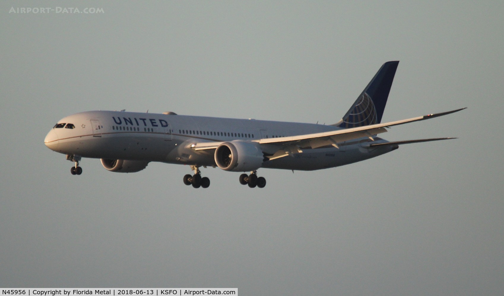 N45956, 2015 Boeing 787-9 Dreamliner C/N 40918, United 787-9