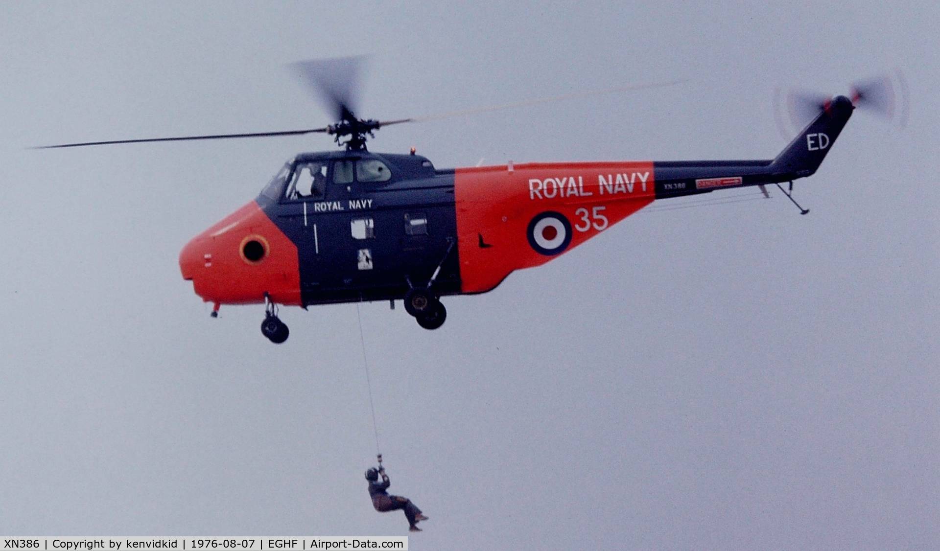 XN386, 1960 Westland Whirlwind HAR.9 C/N WA316, At the Lee On The Solent Air Display.