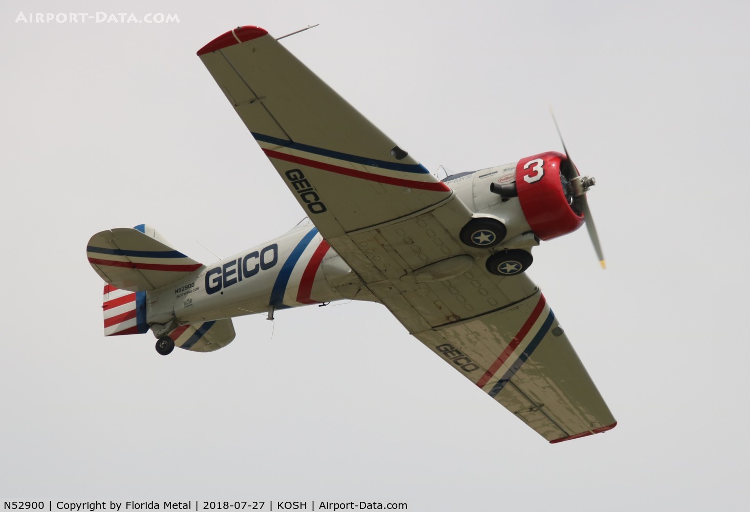 N52900, 1940 North American SNJ-2 Texan C/N 2010, Geico skytypers